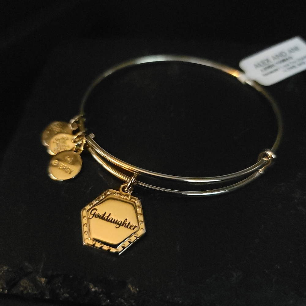 Alex and Ani Goddaughter There's No One Else Like Her Charm Bangle Bracelet 2020